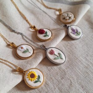 Petal Stories Floral Pendant Necklace